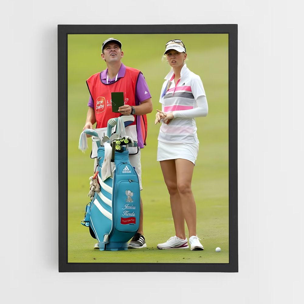 Poster Swing & Style – affiche Golf (vue 2)